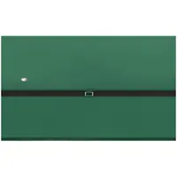 Pérgola de metal - 3 x 3 m - 180 g/m² - verde oscuro