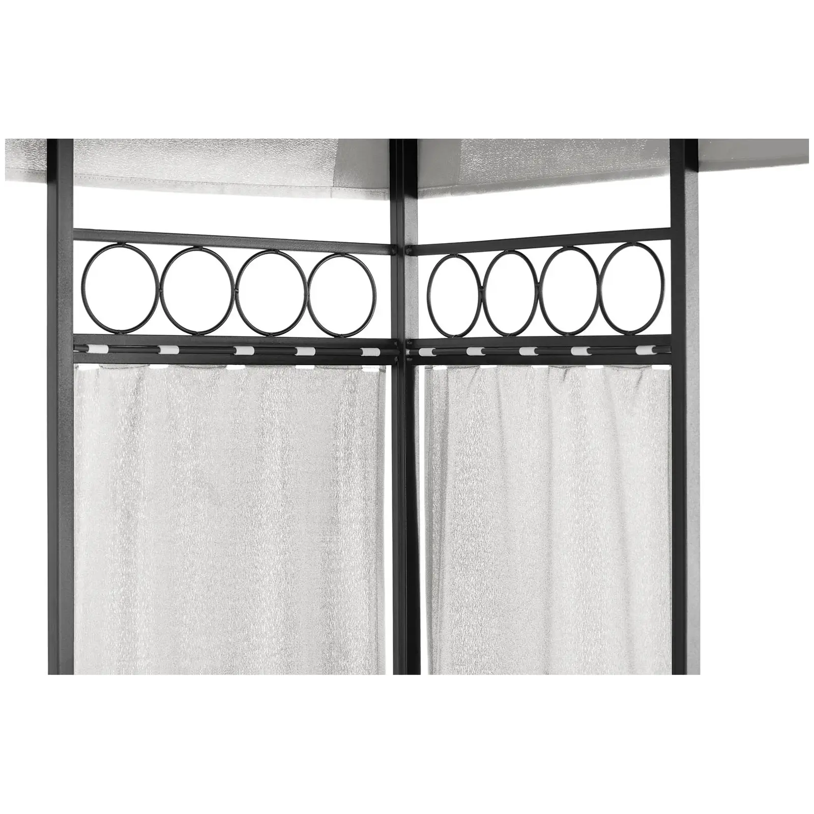 Gazebo da giardino - 3 x 3 m - 160 g/m² - Crema