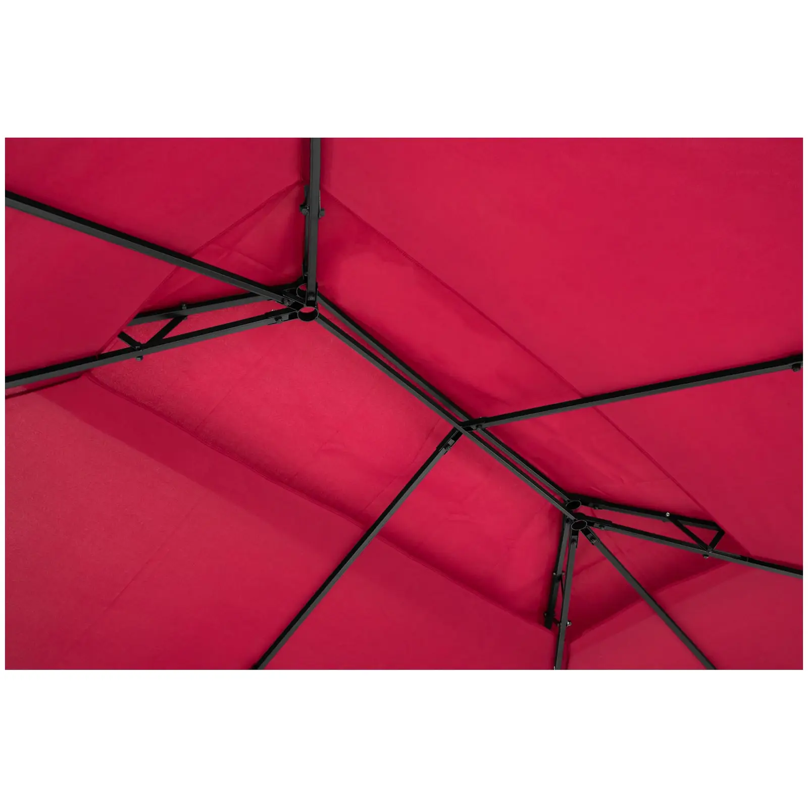 Pergola rouge vin - 3 x 4 m - 160 g/m² (Résistance UV: Oui)