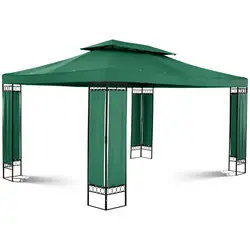 Telt-pavillon - 3 x 4 m - 160 g/m² - mørkegrøn
