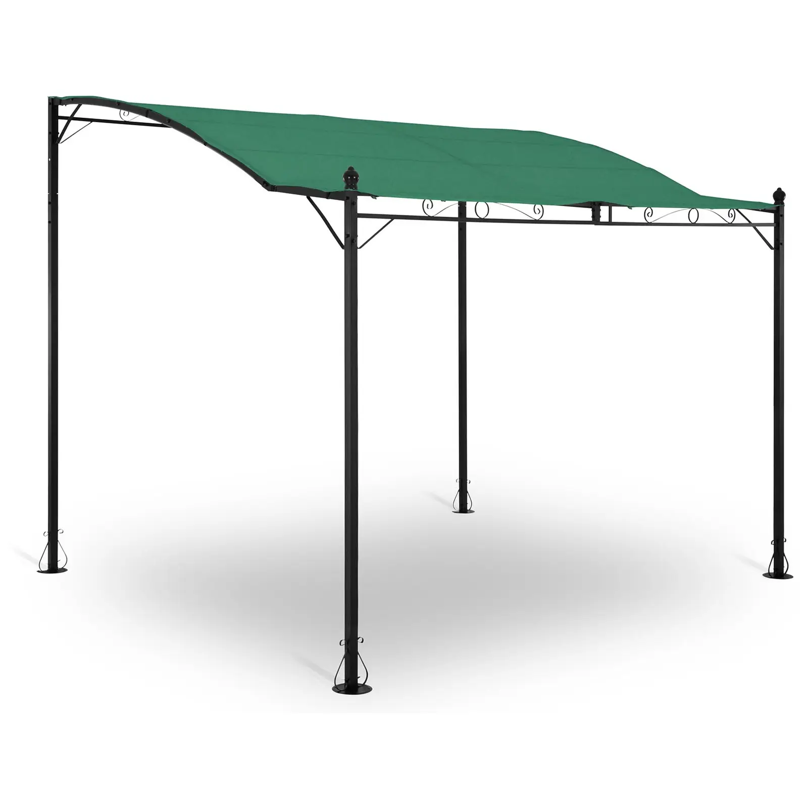 Pérgola de jardim - 2,6 x 3 x 2,5 m - verde escuro