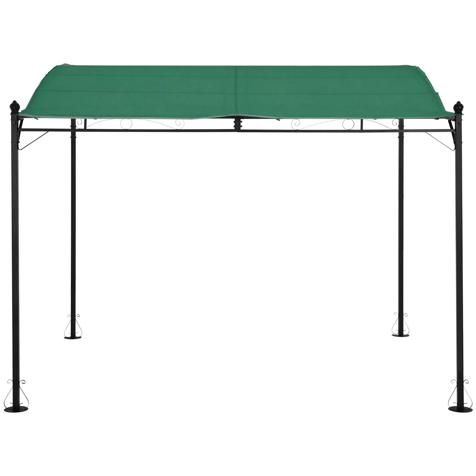 Pérgola de jardim - 2,6 x 3 x 2,5 m - verde escuro