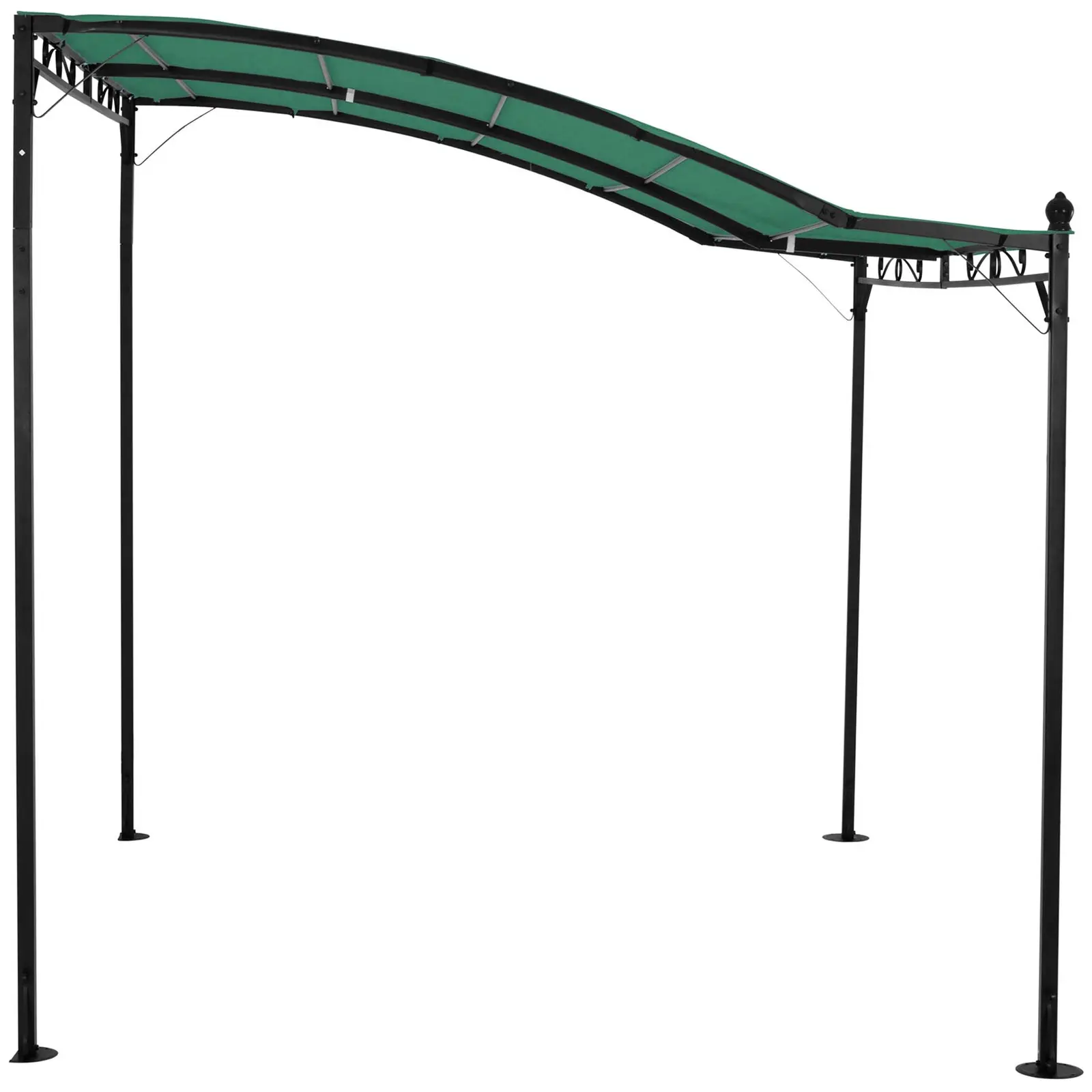 Pérgola de jardim - 2,6 x 3 x 2,5 m - verde escuro