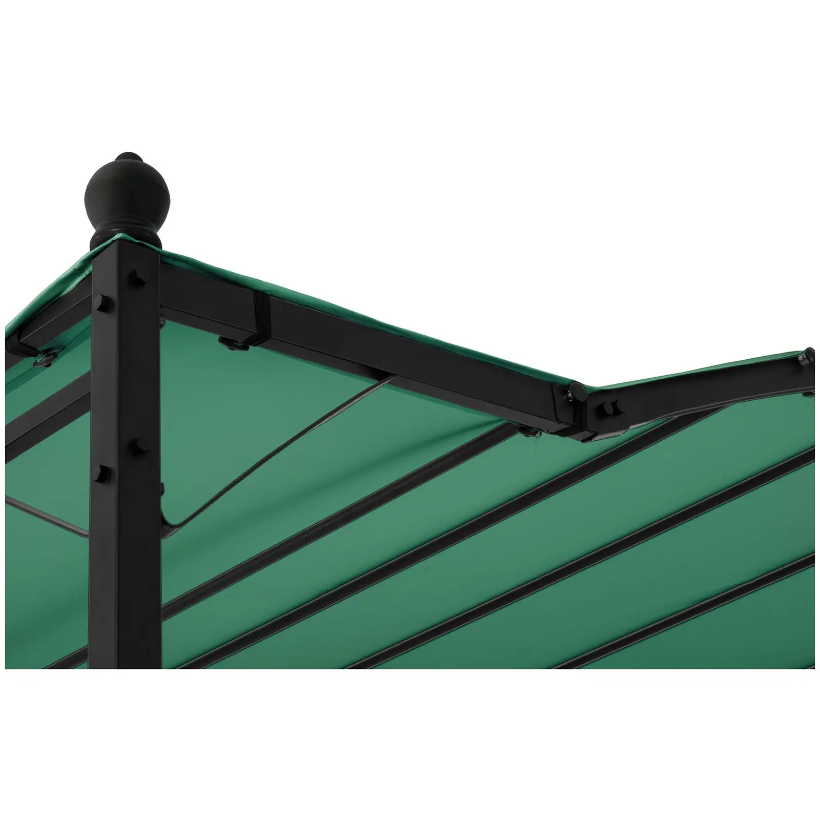 Pérgola de jardim - 2,6 x 3 x 2,5 m - verde escuro