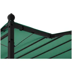 Pérgola de metal - 2,60 x 3 m - verde oscuro