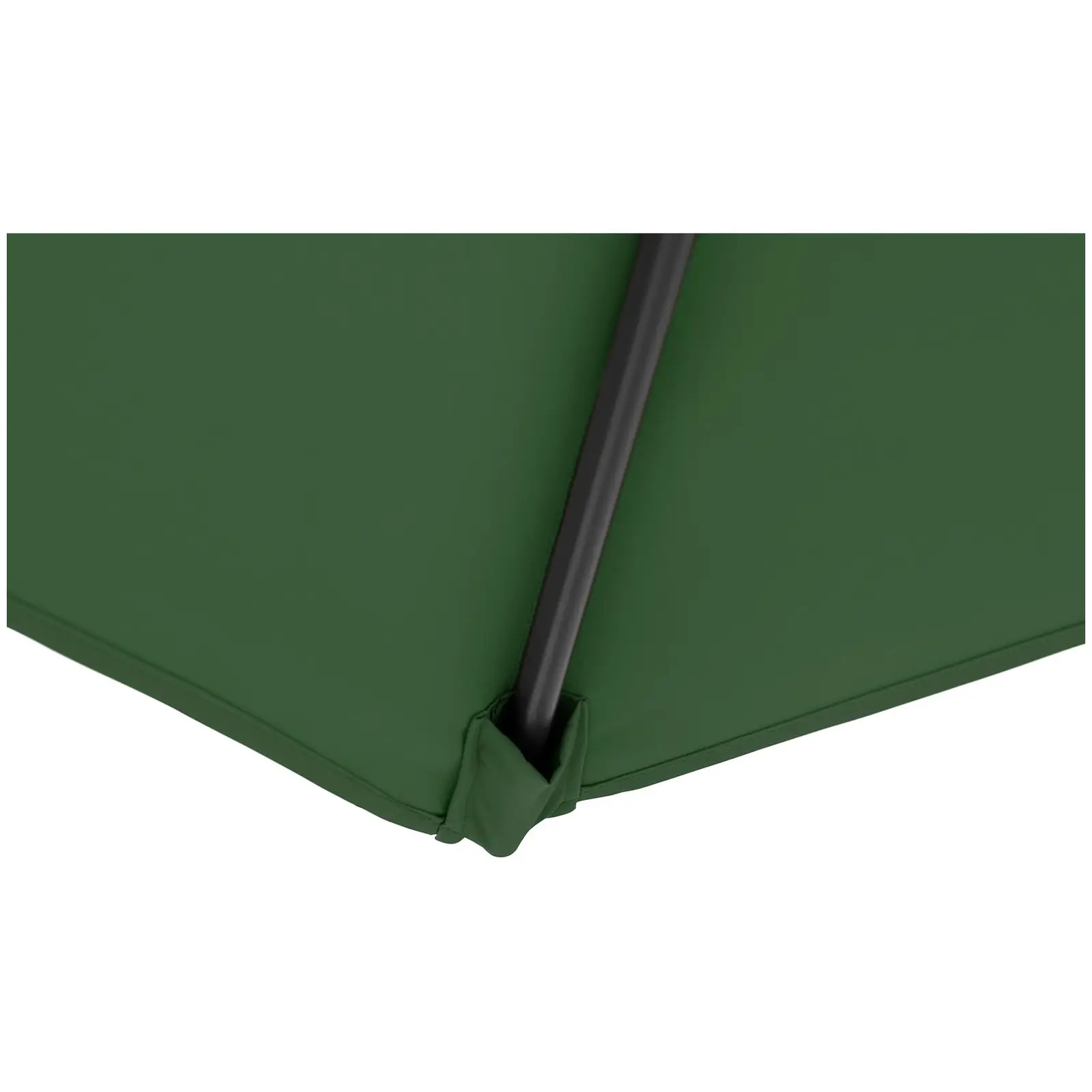 B-zboží Boční slunečník - zelený - čtvercový - 250 x 250 cm - s náklonem