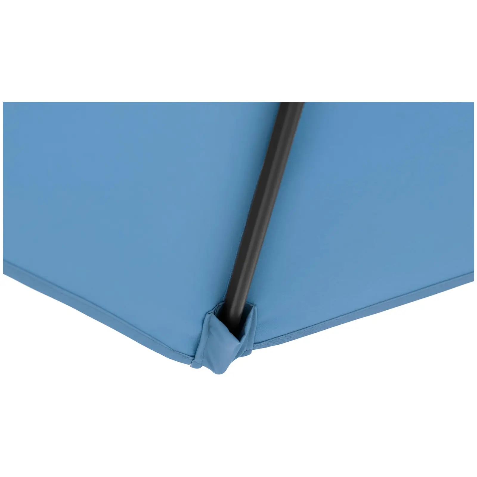 B-zboží Boční slunečník - modrý - čtvercový - 250 x 250 cm - s náklonem