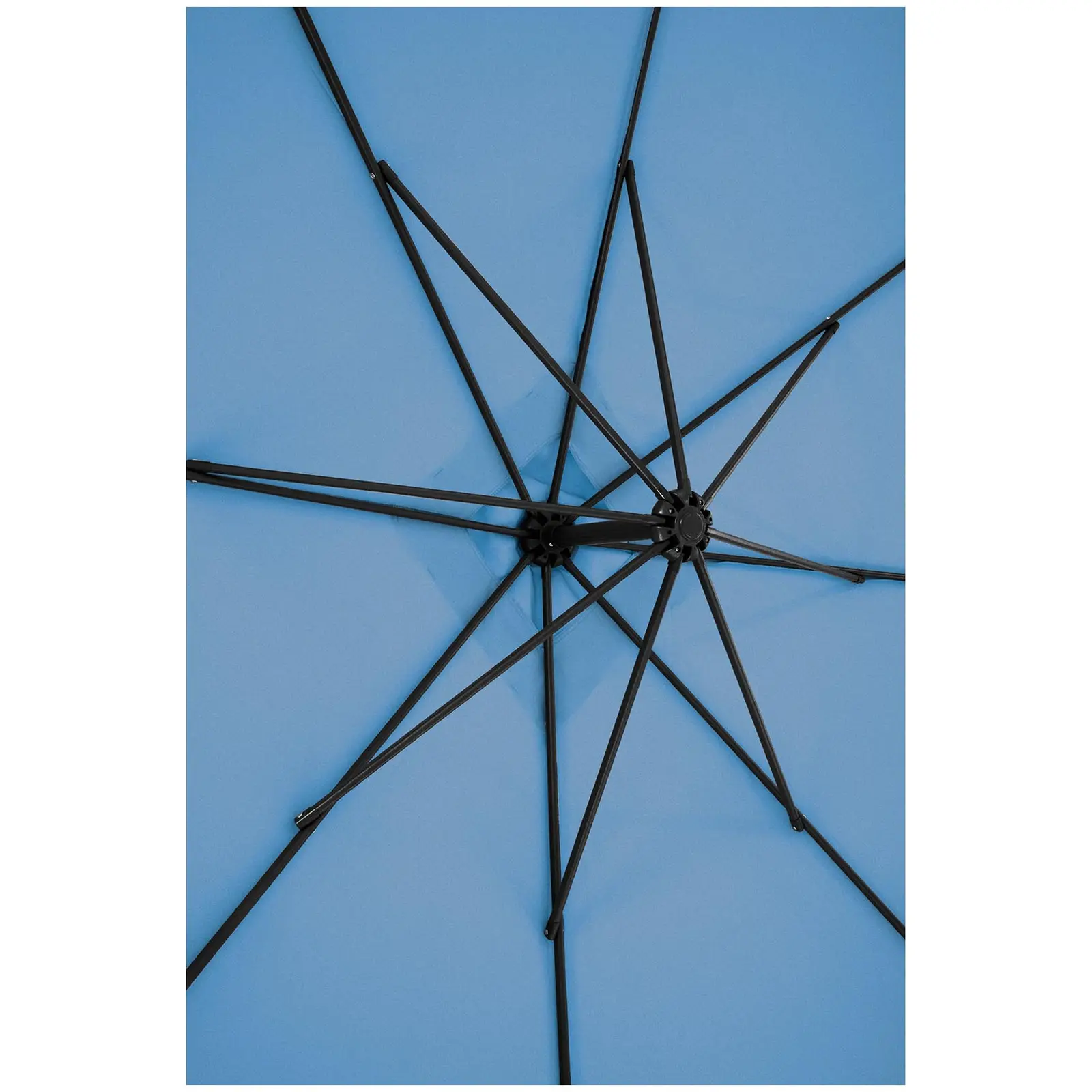 Seconda Mano Ombrellone da esterno -blu - rettangolare - 250 x 250 cm - inclinabile
