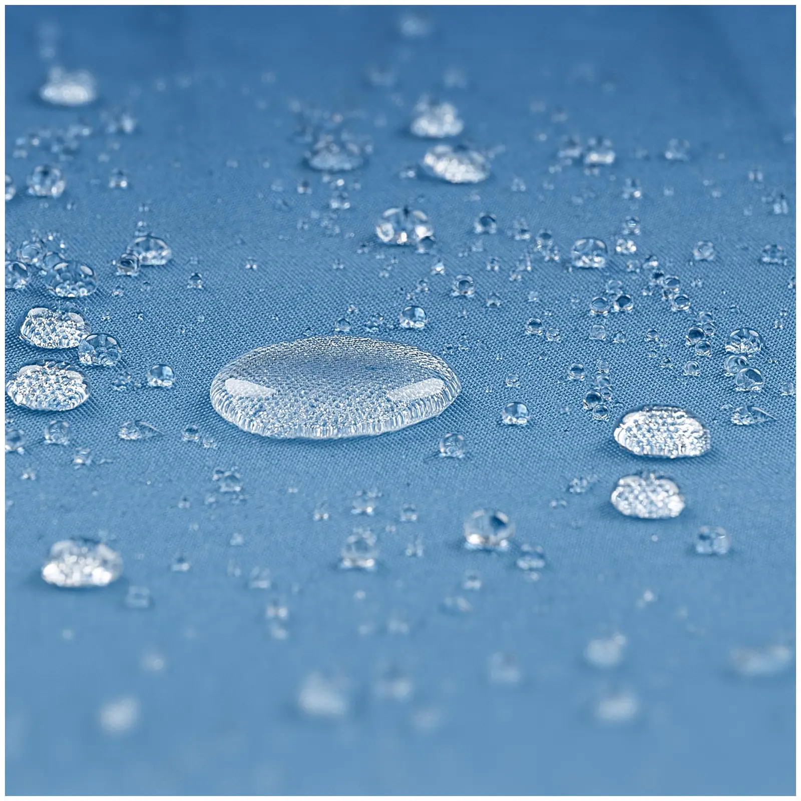 Parasol de jardin - bleu - carré - 250 x 250 cm - inclinable (FPRUV: 50+)