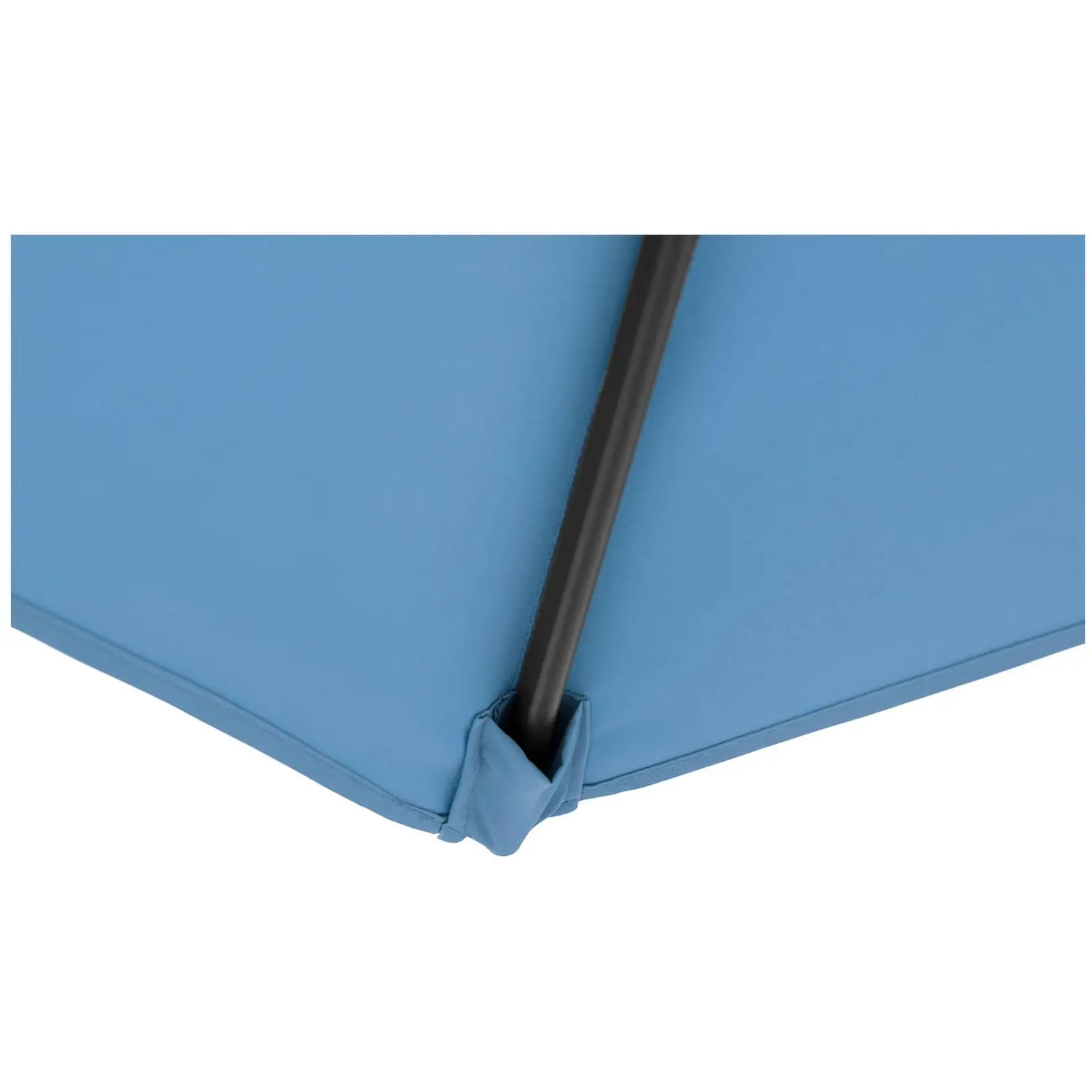 Parasol de jardin - Bleu - Carré - 250 x 250 cm - Pivotant
