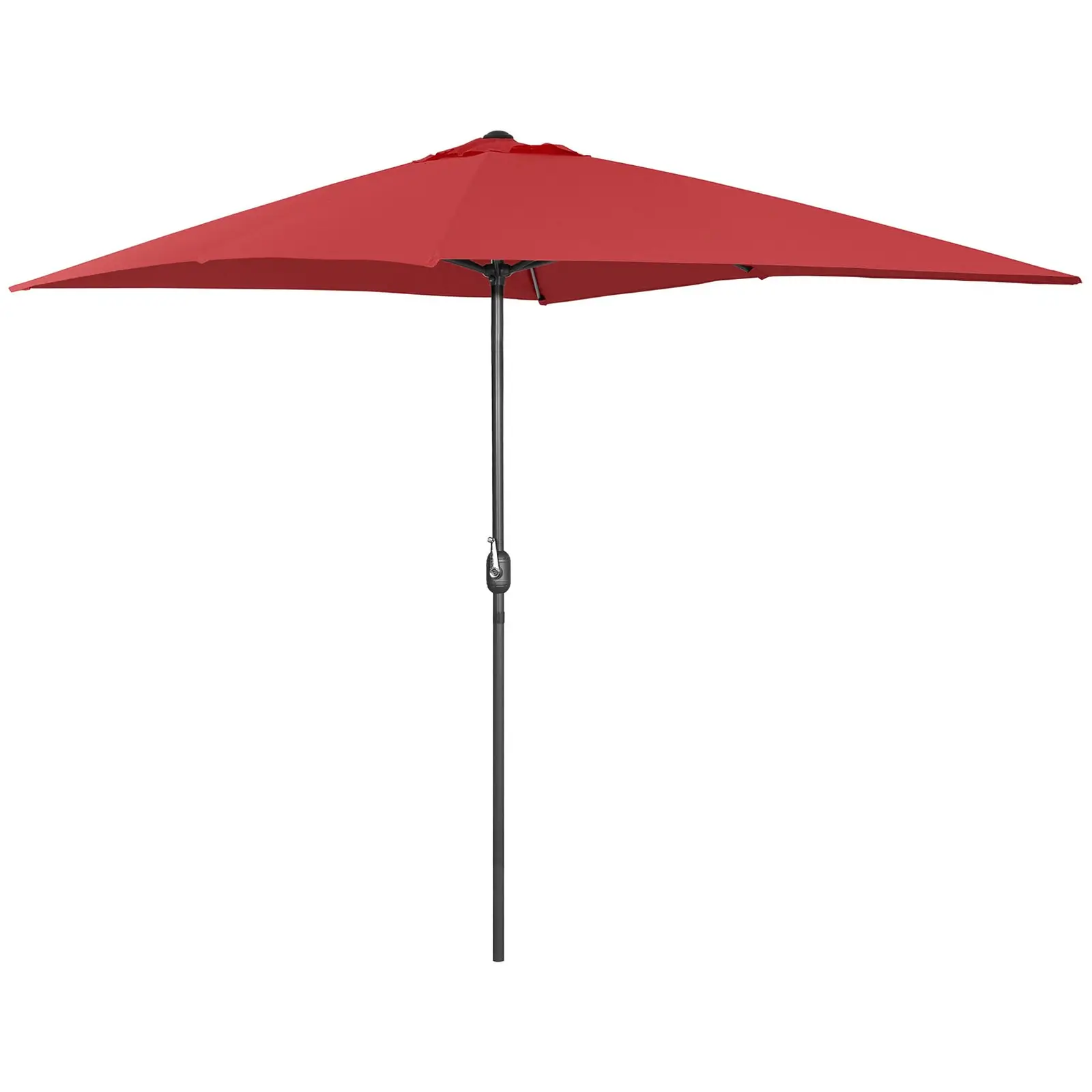 Outlet Parasol ogrodowy stojący - 200 x 300 cm - bordowy