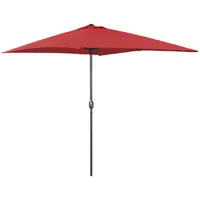 Grote parasol - bordeaux - rechthoekig - 200 x 300 cm