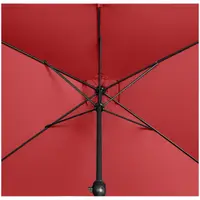 Large Outdoor Umbrella - Bordeaux - rectangular - 200 x 300 cm