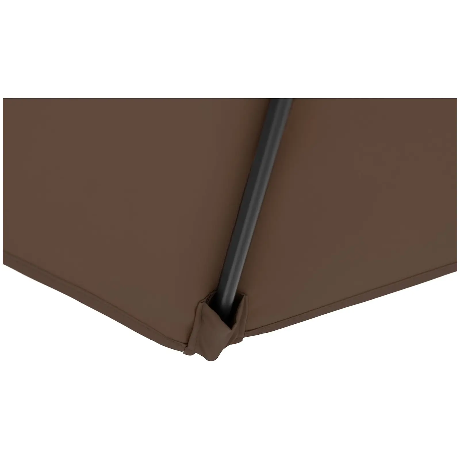 B-varer Stor parasoll - brun - rektangulær - 200 x 300 cm