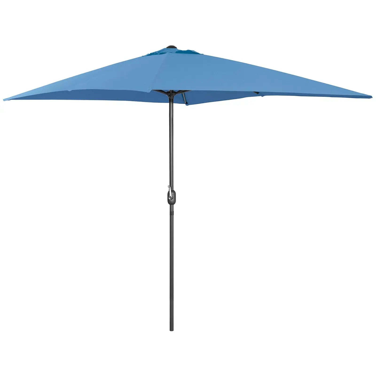 B-Ware Sonnenschirm groß - blau - rechteckig - 200 x 300 cm (UV-beständig: Ja)