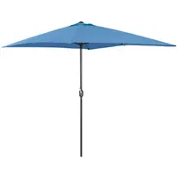 B-Ware Sonnenschirm groß - blau - rechteckig - 200 x 300 cm