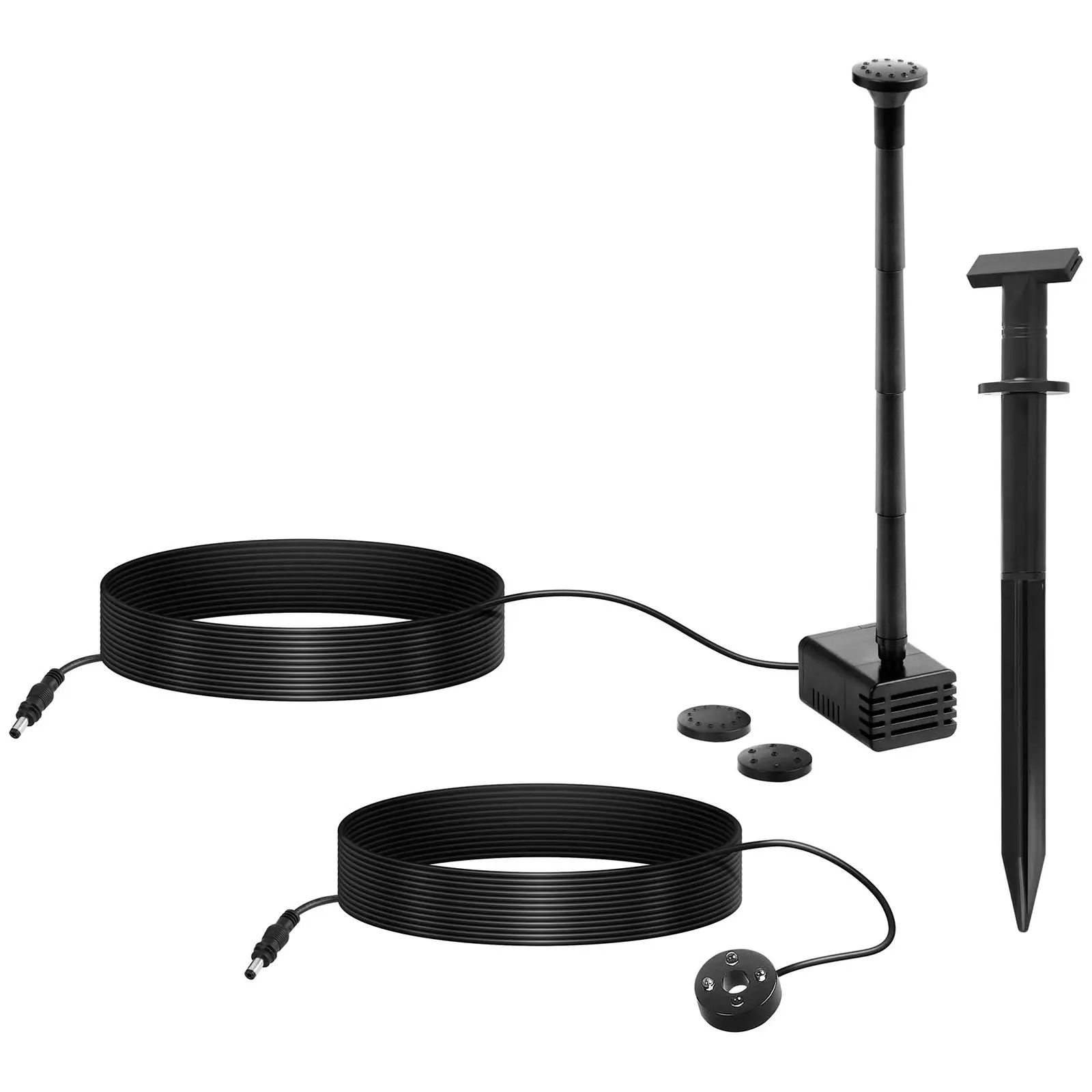 Pompa solarna do oczka wodnego - fontanna - 250 l/h - 0,75 m (Przepływ wody: 250 l/h)