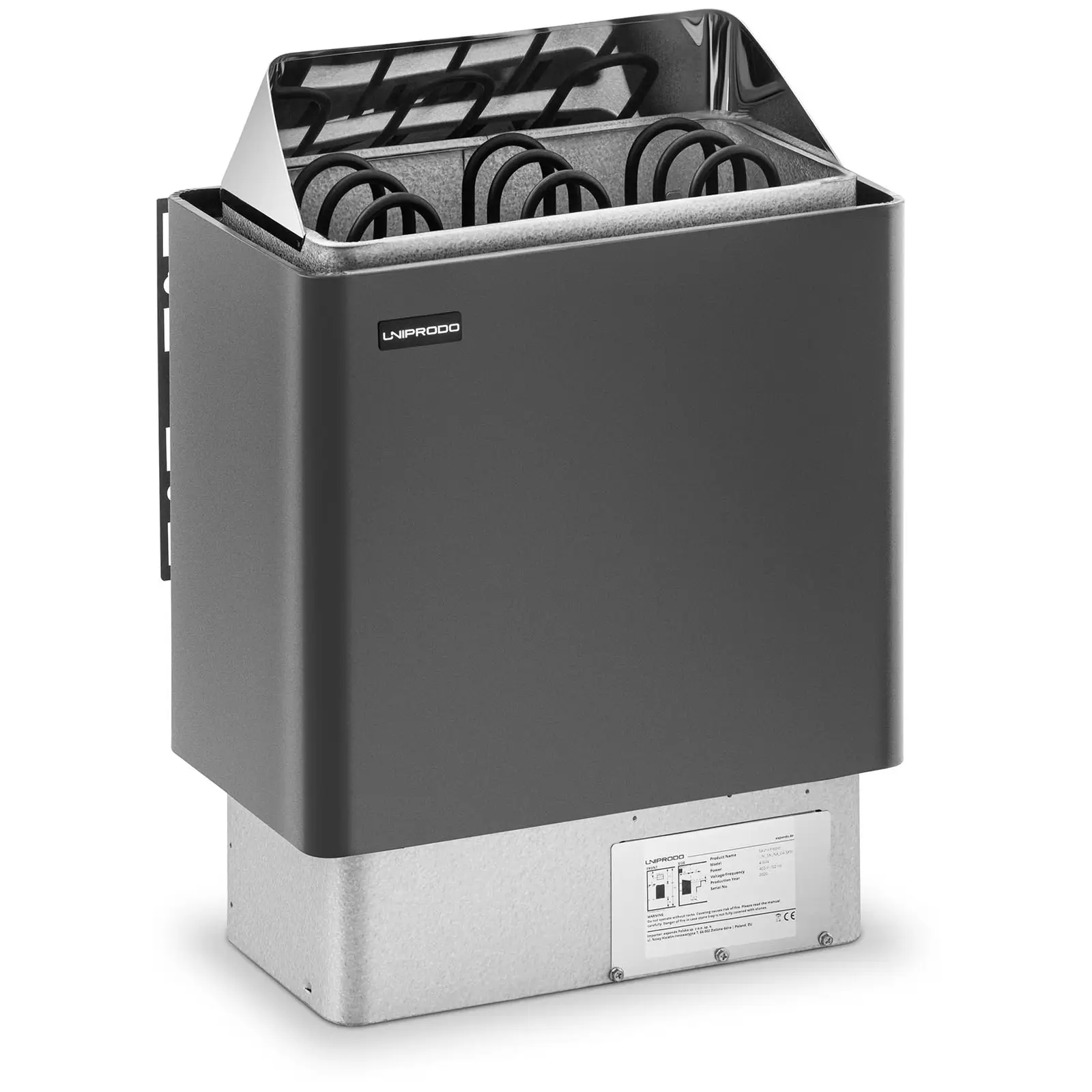 Încălzitor pentru saună - 4,5 kW - 30 până la 110 °C