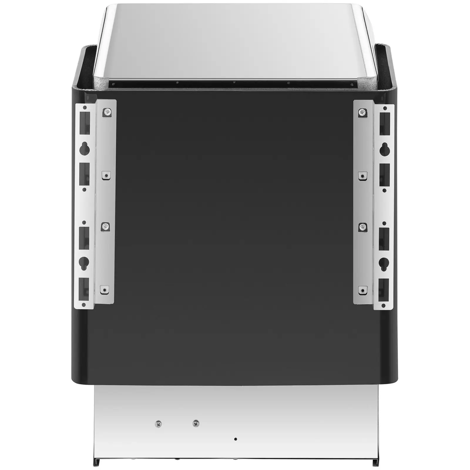 Saunaovn - 8 kW - 30 til 110 °C - front af rustfrit stål