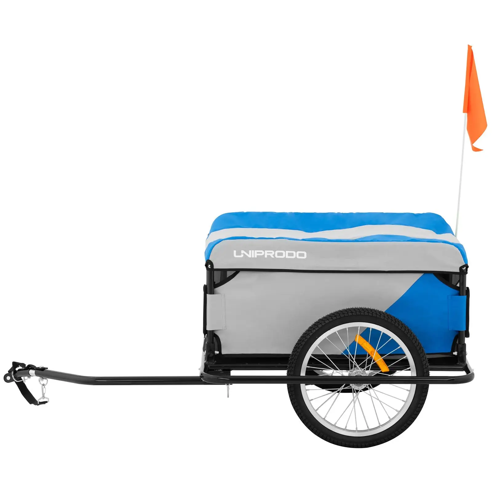 Carrello bici - 50 kg - Paracolpi ruota - Copertura (Riflettori posteriori: No)