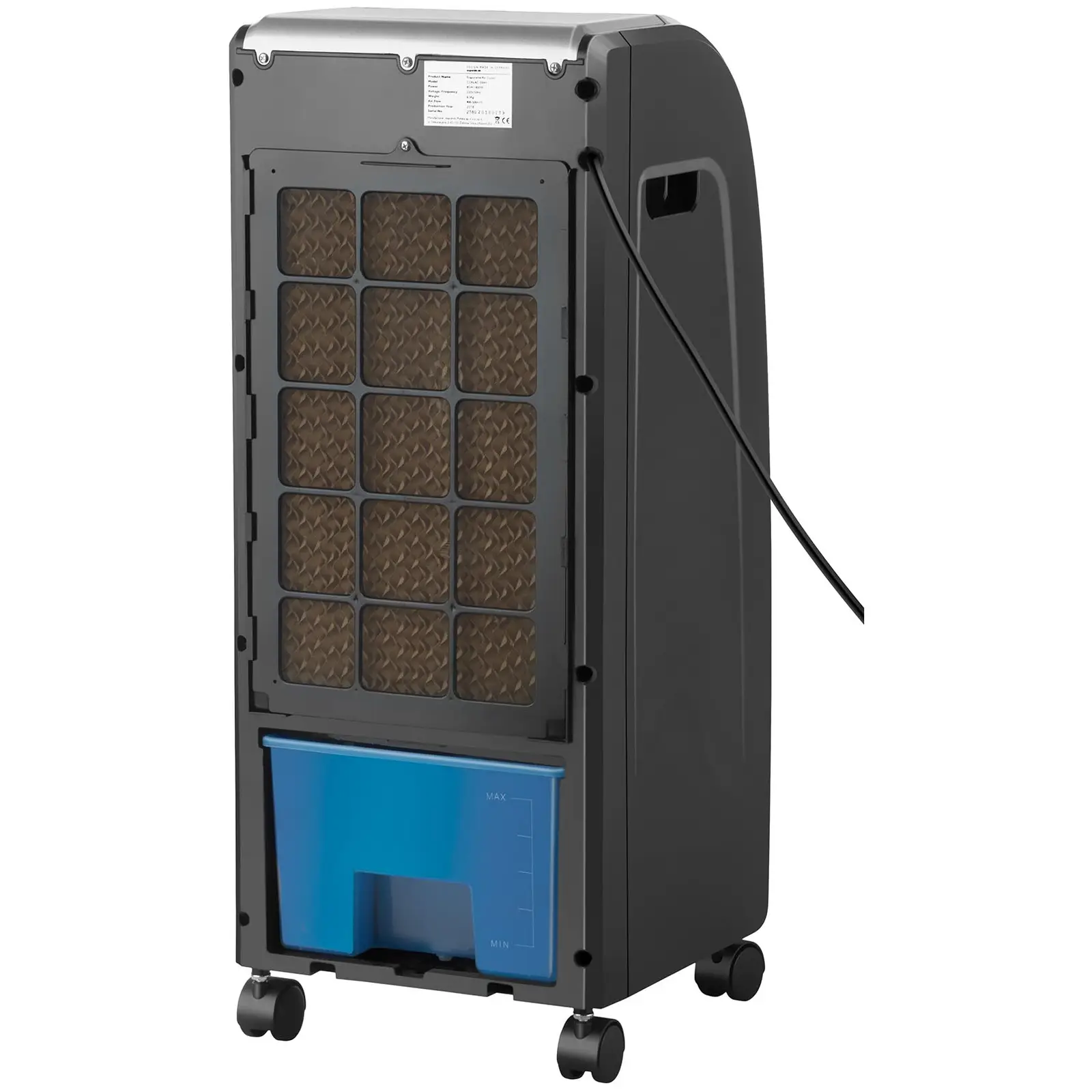 Rafraichisseur d'air évaporatif chauffant - 4en1 - Réservoir d'eau 6 L (Fonction de chauffe: Oui)