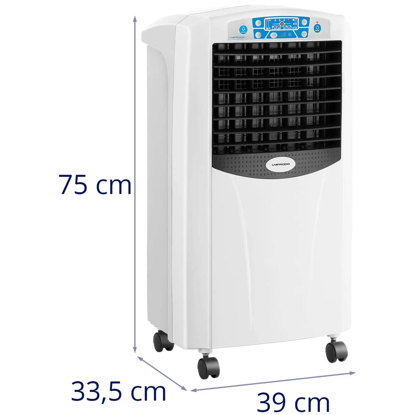 Rafraichisseur d'air évaporatif chauffant - 5en1 - Réservoir d'eau 6 L