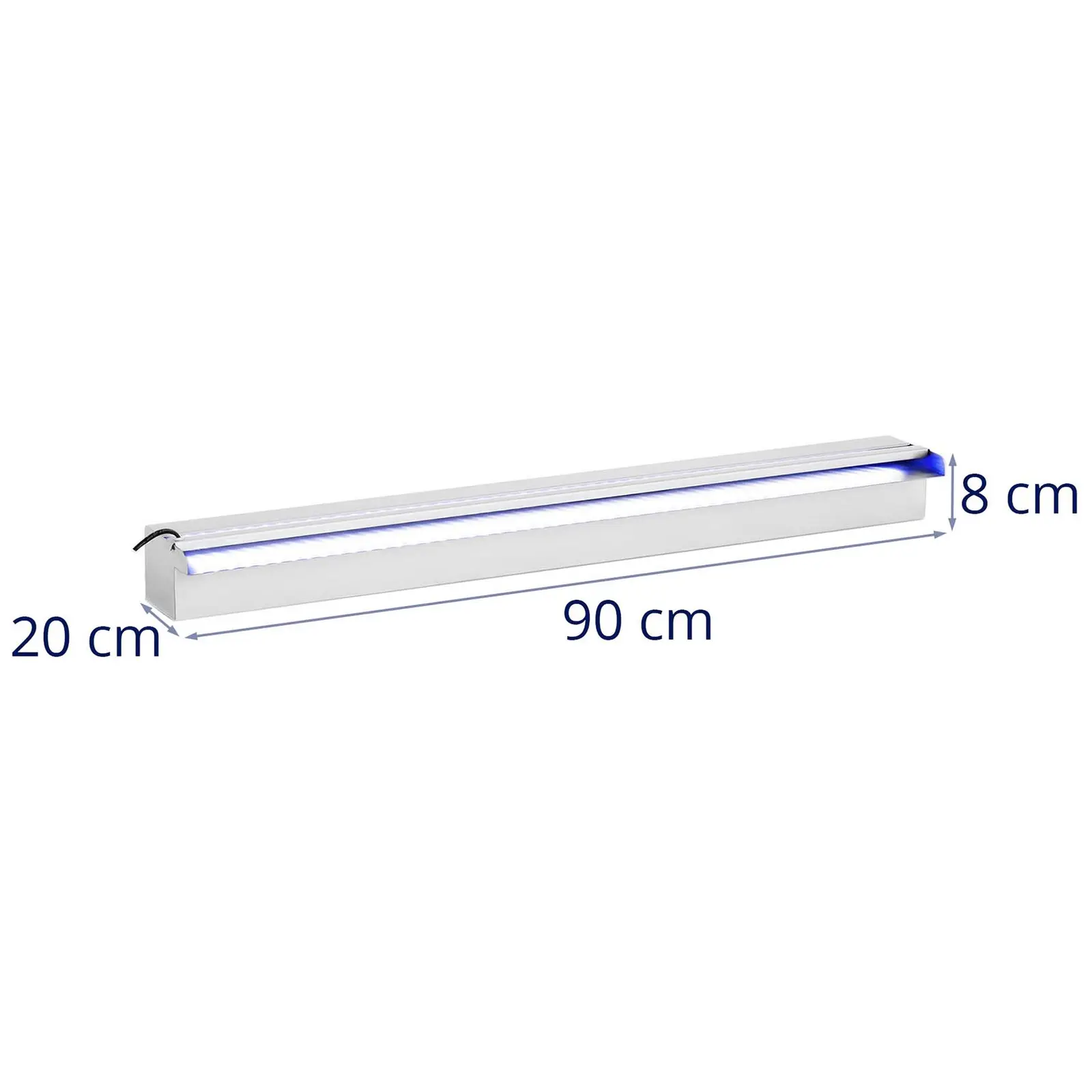 Vertedouro de água - 90 cm - iluminação LED