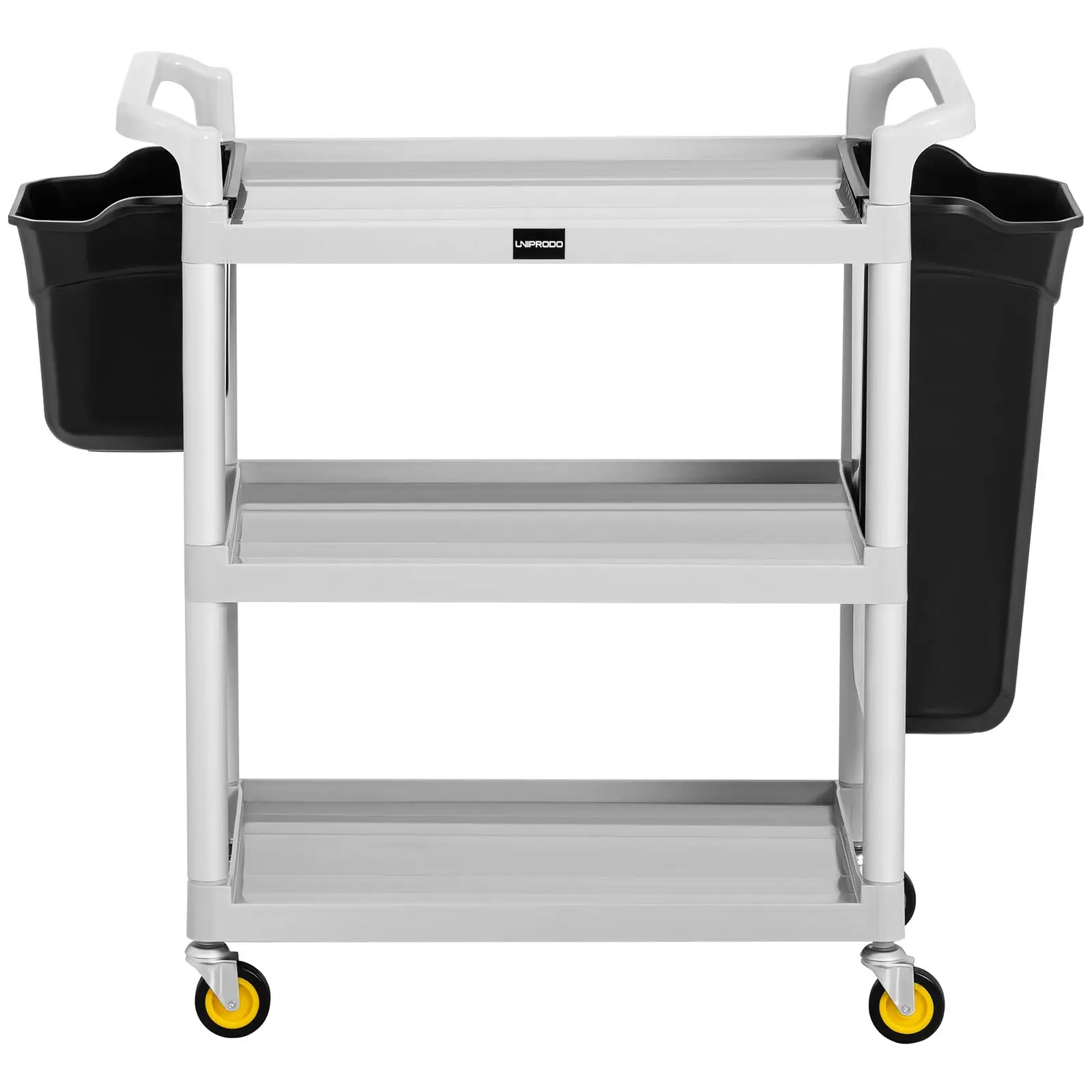 Hotelový servírovací vozík - 150 kg - 2 nádoby (Materiál: Hliník)