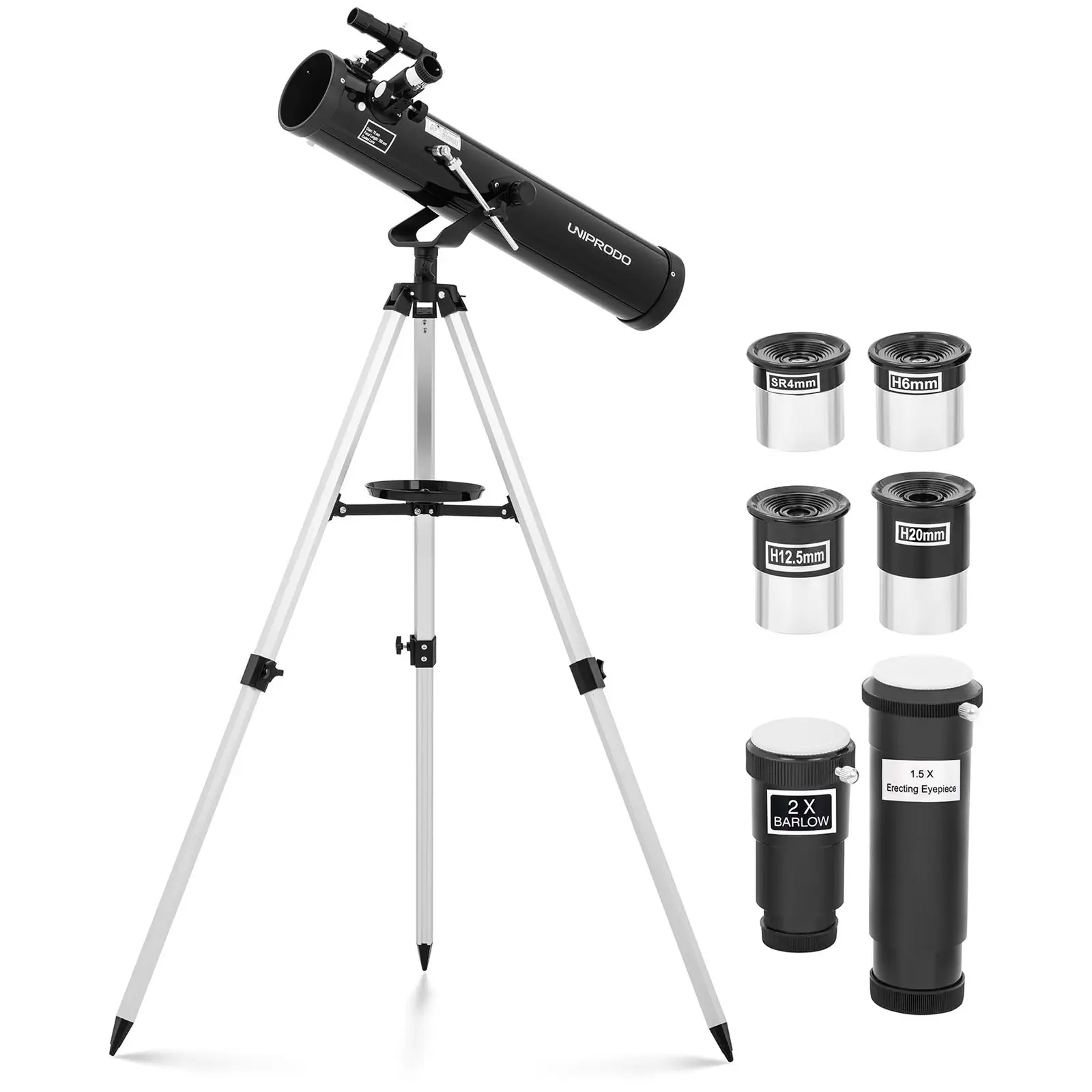 Telescopio astronomico- Ø 76 mm - 700 mm - stativo treppiede