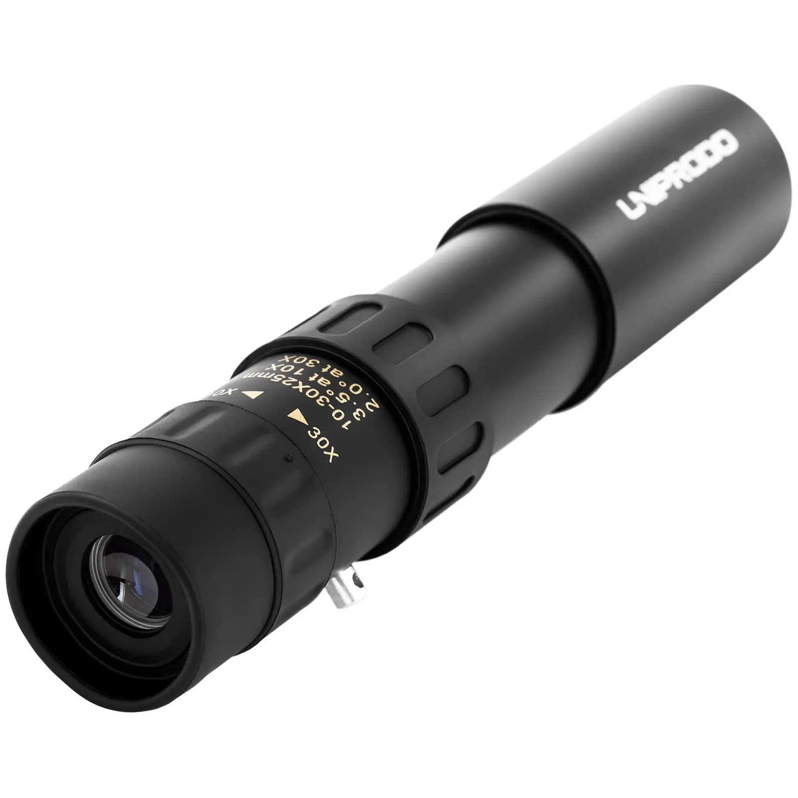 Monoculaire - 10 - 30x - 61 m/1 000 m - BK-7 - Ø 25 mm (Matériau(x): Caoutchouc)