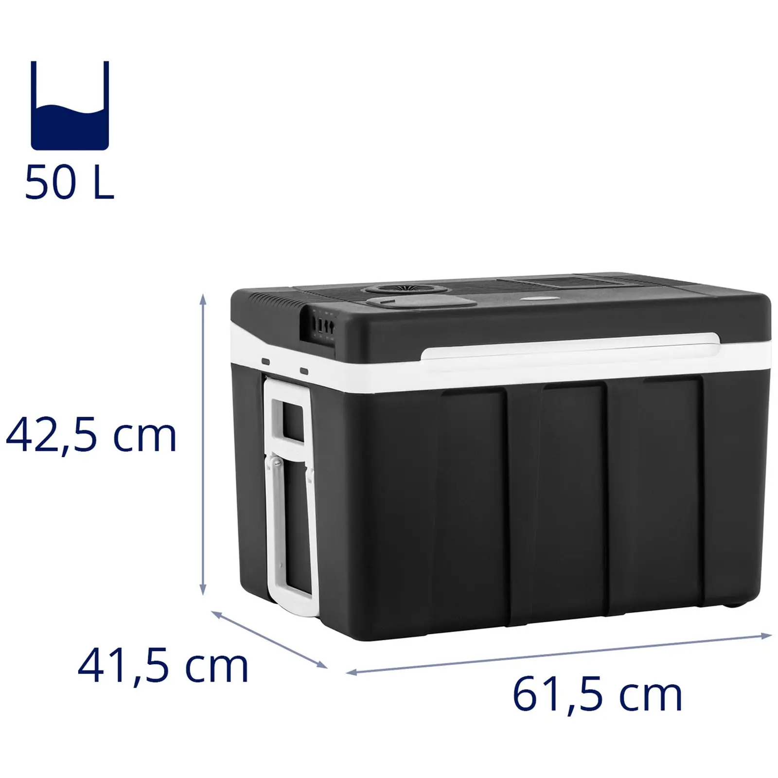 Електрическа хладилна чанта - 2 в 1 устройство с функция за затопляне - 50 л