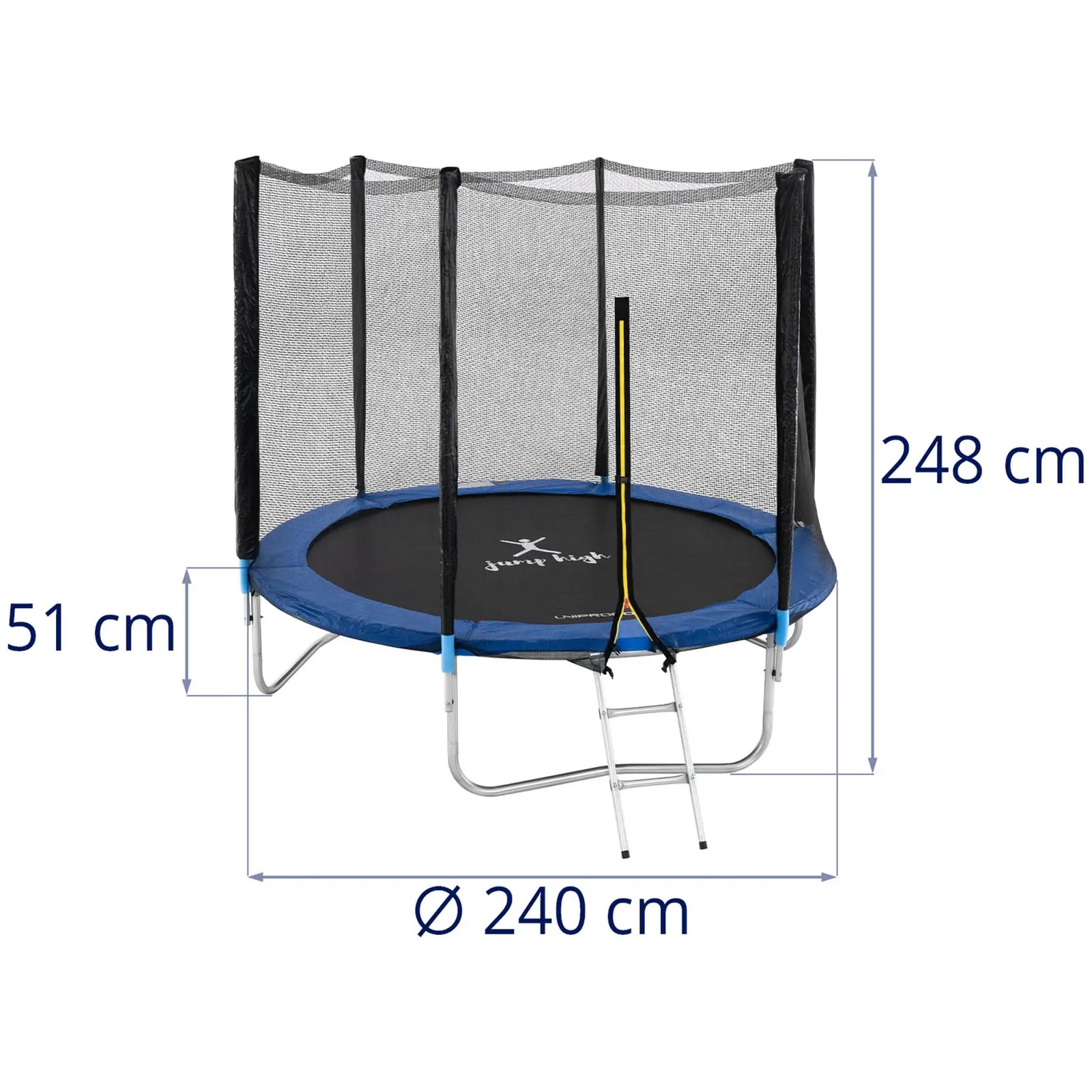 Zahradní trampolína - Ø 240 cm - síť