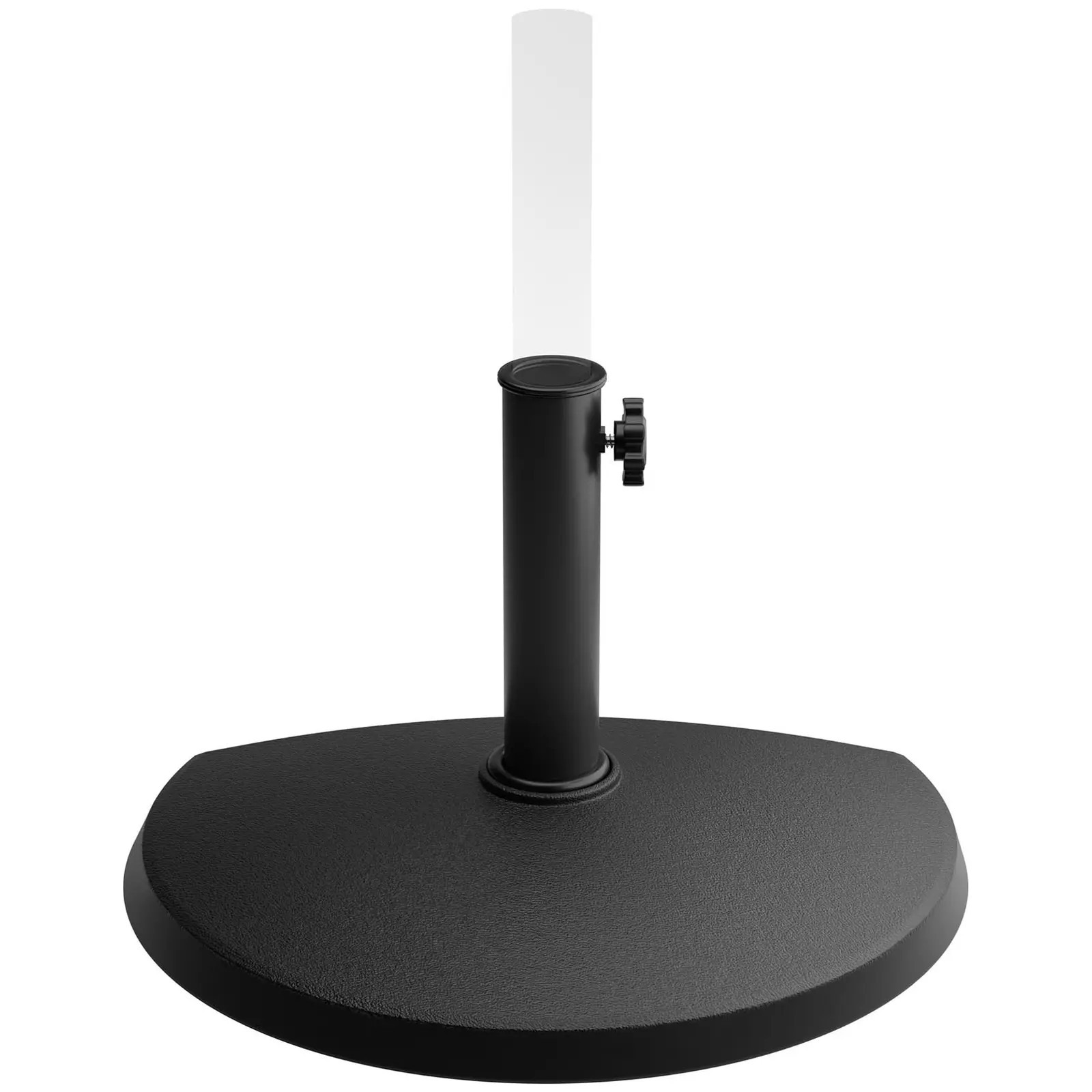 Půlkruhový stojan na slunečník - průměr tyče 38–48 mm (Tvar: Půlkruhová)