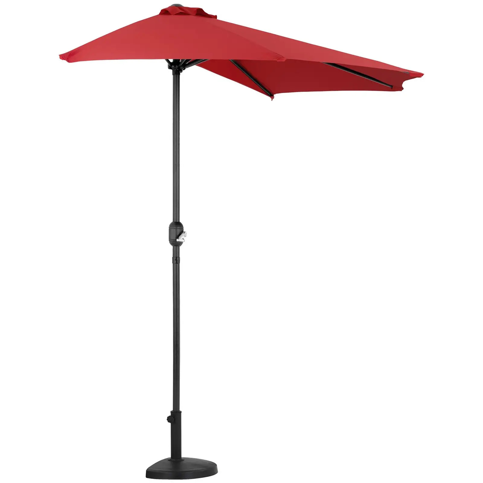 Halv parasollfot - parasollstangen har mål på 38 til 48 mm i diameter