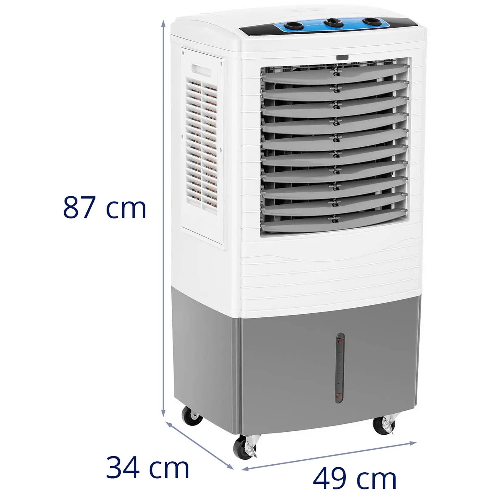 Rafraichisseur d’air évaporatif 3-en-1 - Réservoir d’eau de 40 l (Température max. de refroidissement: 7 °C)