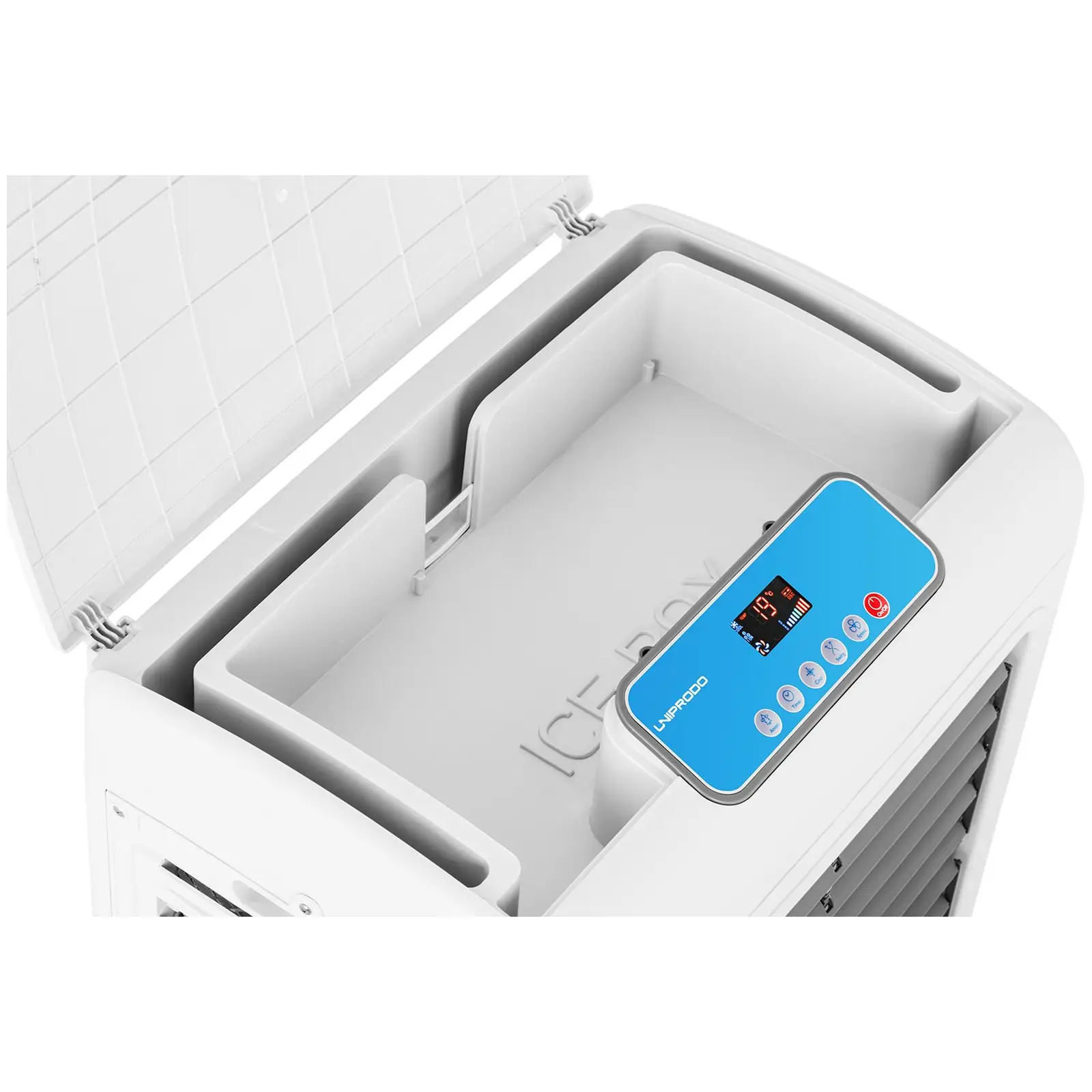 Raffrescatore d'aria portatile - serbatoio d'acqua da 60 L - 3 in 1