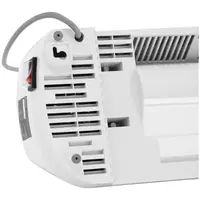 Electric Wall Heater - ceramic - 10 to 49 °C - 1,000 W/2,000 W - remote control