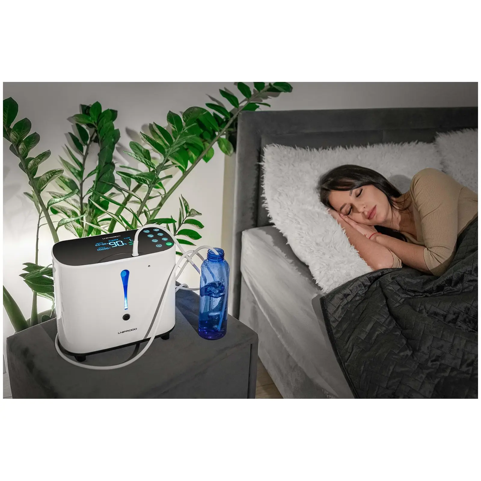 Concentrateur d’oxygène - 1 à 6 l/min - Taux d’oxygène de jusqu’à 90 % (Filtres compris: Oui)
