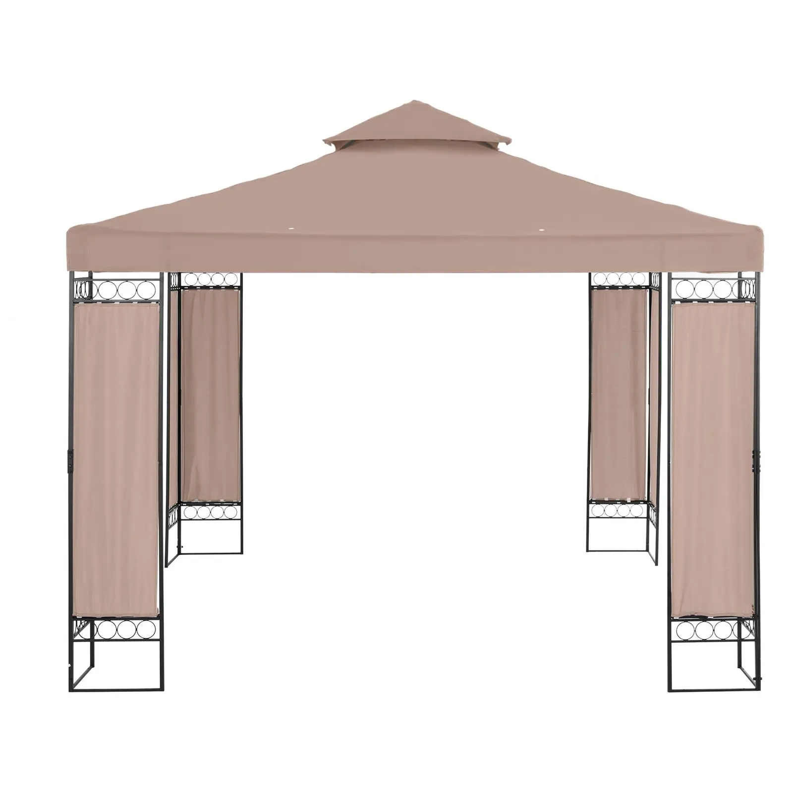 Zahradní altán - 3 x 3 m - 160 g/m² - béžový