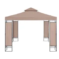 Telt-pavillon - 3 x 3 m - 160 g/m² - beige