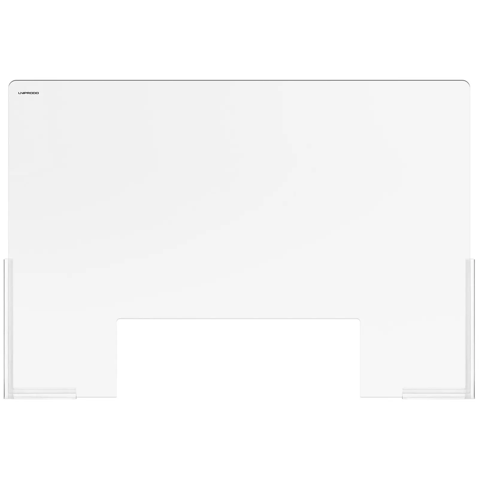 Plexiglas-skærm - 95 x 65 cm - luge 50 x 16 cm