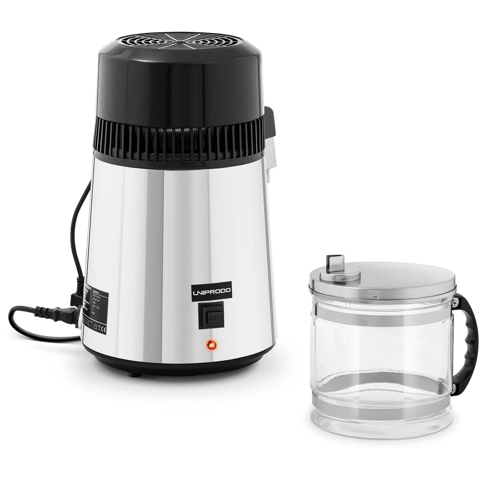 Factory second Water Distiller - water - 4 L - glass carafe