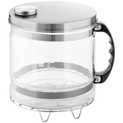 Destilador eléctrico - agua - 4 L - temperatura regulable - jarra de vidrio