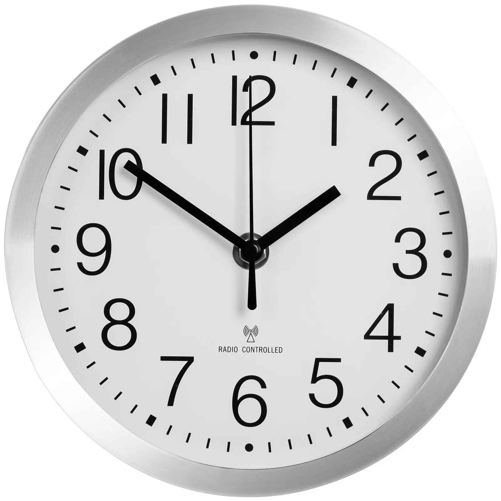 Reloj de pared - radiocontrol - Ø 20,5 cm - marcho ancho