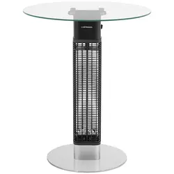 Mesa con estufa para hostelería - infrarrojos - Ø 60 cm - 1.500 W