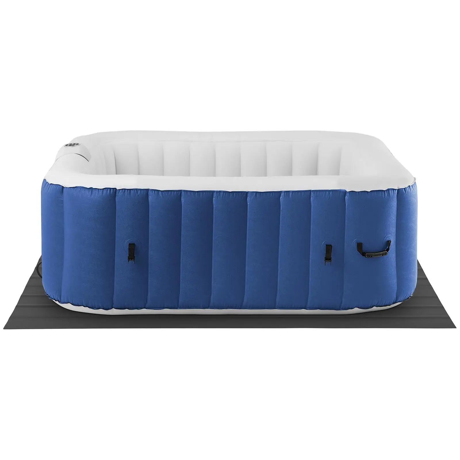 Spa hinchable - 900 L - 6 personas - 130 orificios - azul oscuro / blanco