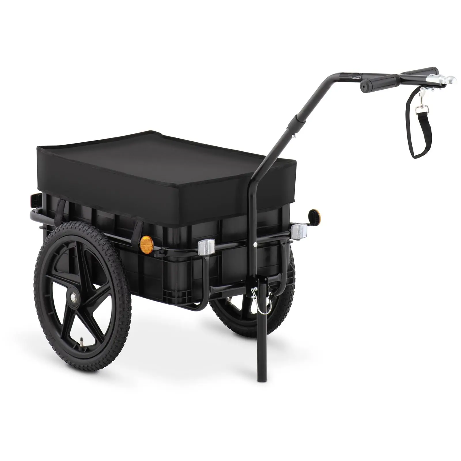 Levně Nákladní vozík za kolo 35 kg odrazky plachta - Vozíky za kolo Uniprodo