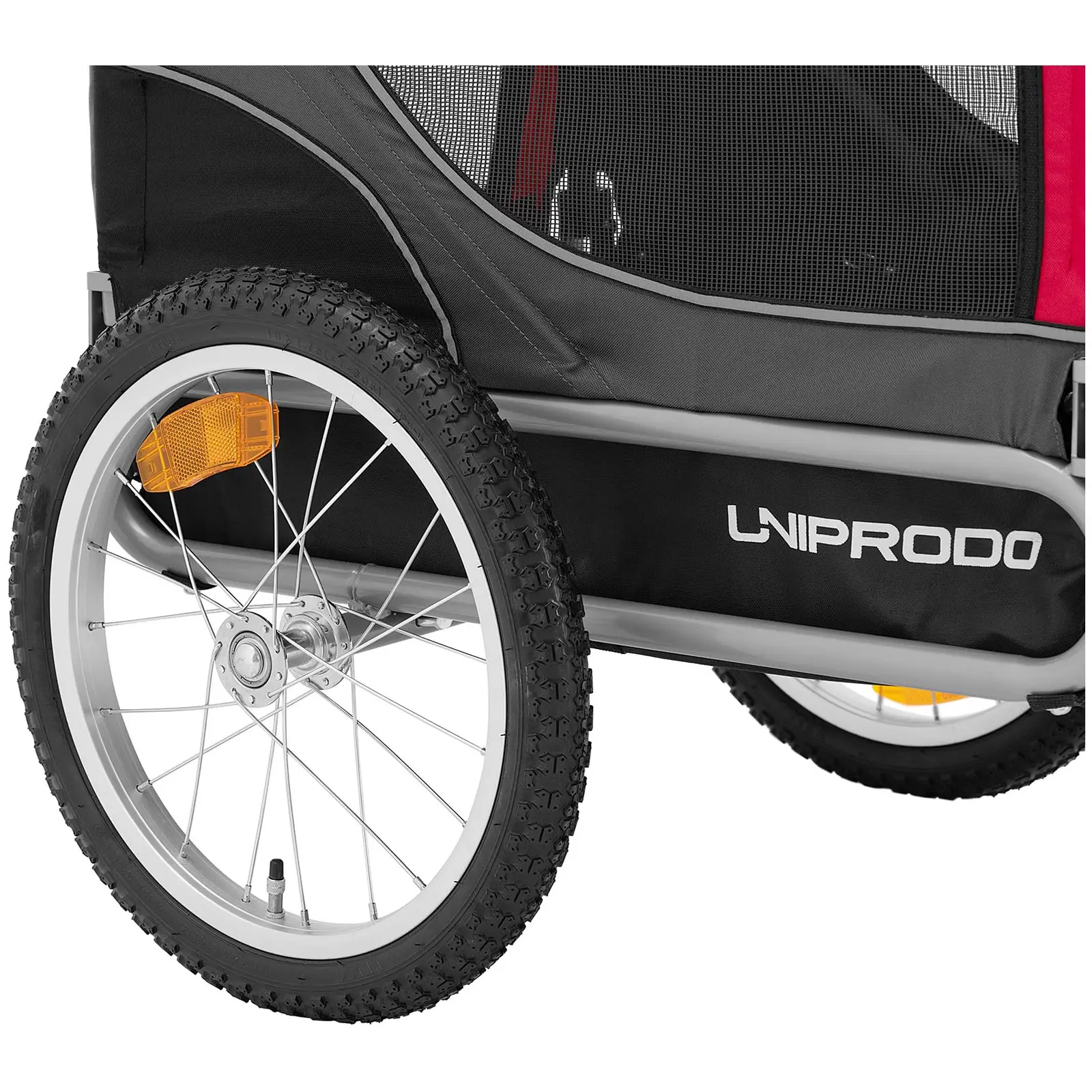 Cykelvagn för husdjur - 20 kg - Reflexer - Skydd