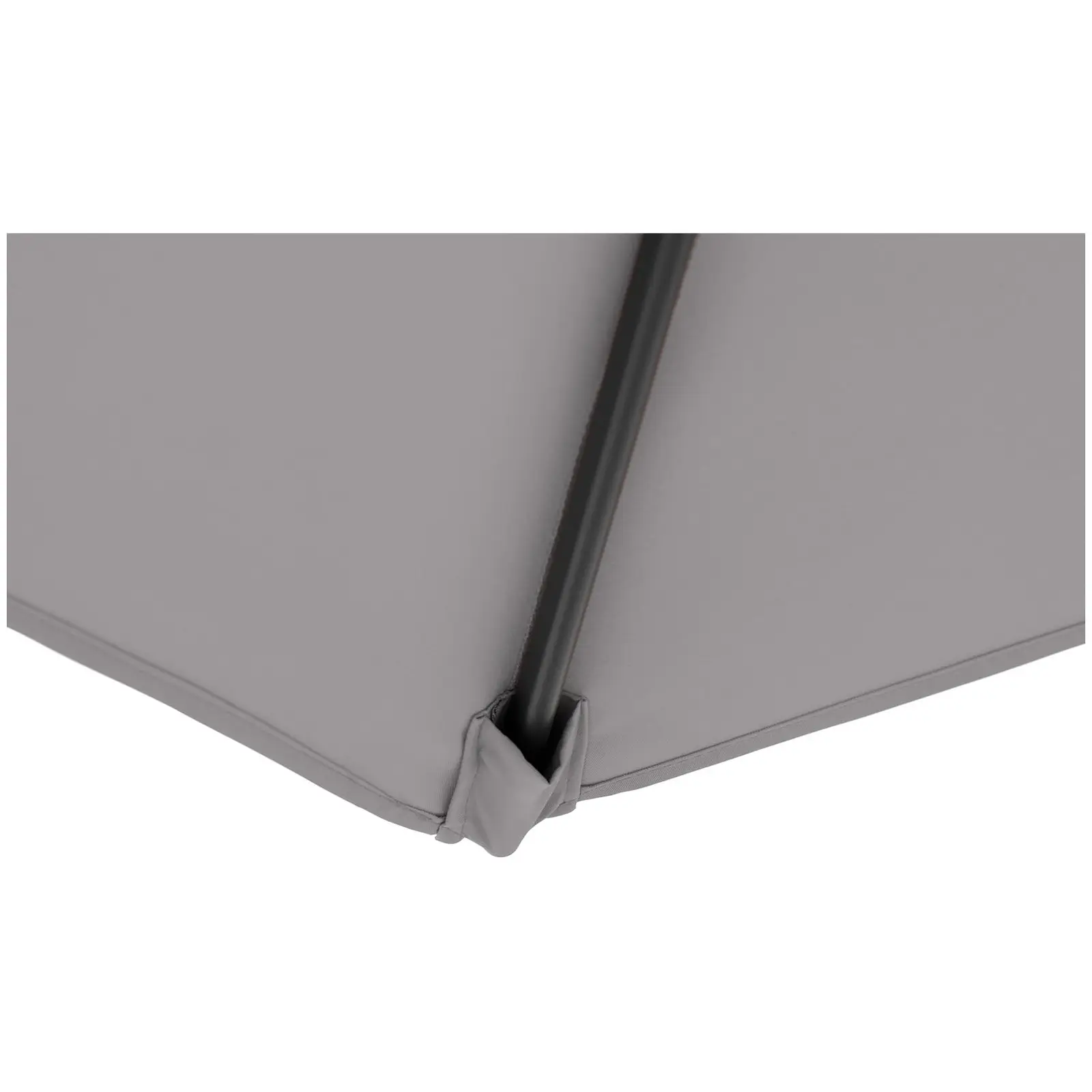 Aurinkovarjo - tummanharmaa - neliö - 250 x 250 cm - kallistettava