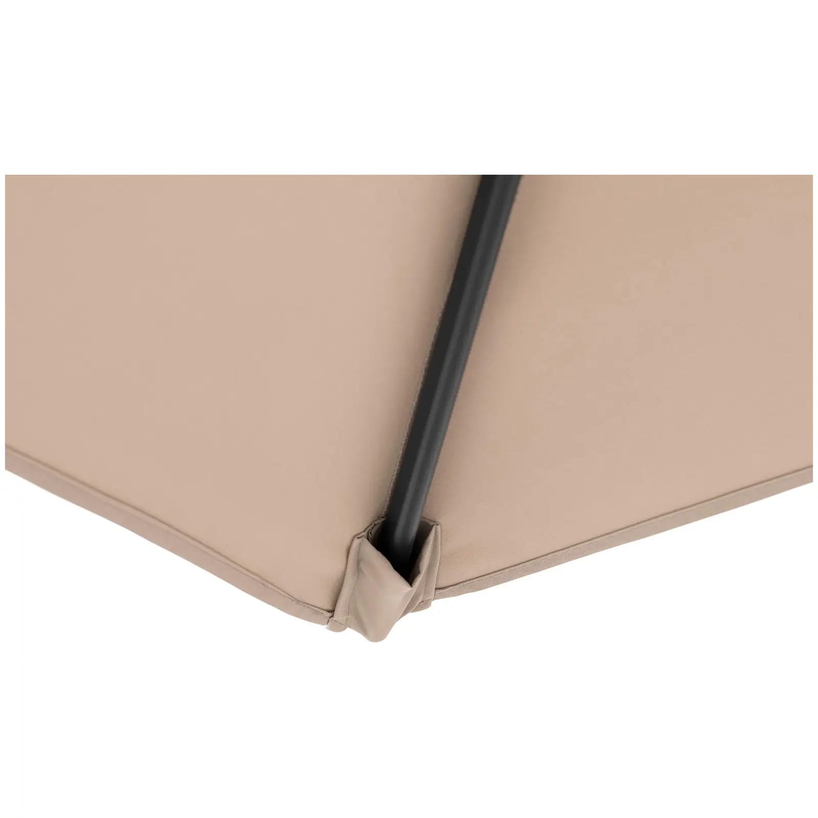 Parasol déporté - Crème - Rectangulaire - 250 x 250 cm - Inclinable (Densité du matériau [g/m²]: 180)